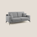 Divano 3 Posti 206x95x91 cm in Tessuto Grigio