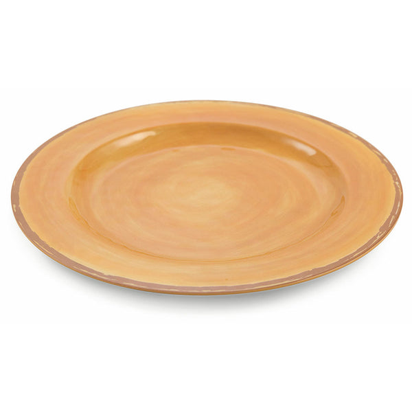 acquista Servizio Piatti Piano 6 Pezzi in Melammina Ø 28cm Villa d'Este Baita Giallo