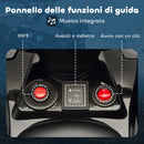 Quad Elettrico per Bambini ATV con Batteria Ricaricabile 6V Fari LED e Musica Nero      
