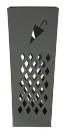Portaombrelli Umbrella 19x19x48 cm in Metallo Grigio      