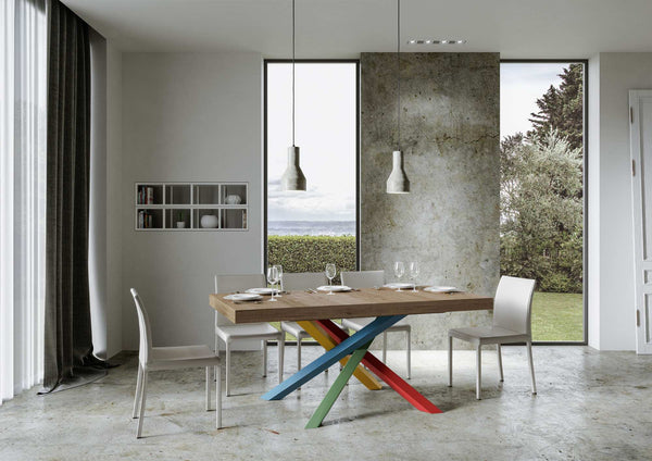 sconto Tavolo 160x90x77 cm Volantis Fix Quercia Naturale