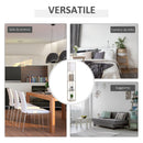 Lampada da Terra 26x26x160 cm E27 40W con Mensole in MDF Rovere