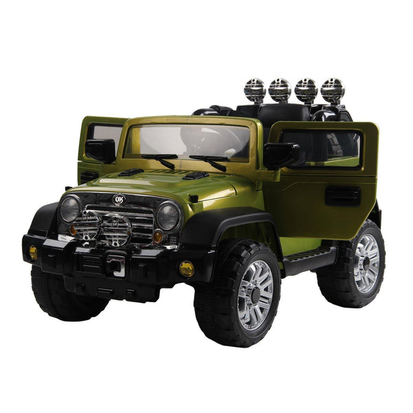 Macchina Elettrica per Bambini 12V Fuoristrada Verde sconto