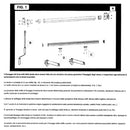 Tenda da Sole a Caduta 3x2,5m Tessuto in Poliestere Disegno P2004