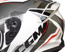 Casco Integrale per Scooter Visiera Lunga CGM Suzuka 301G Bianco Varie Misure