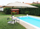 Ombrellone da Giardino Mercurio 2,5x2,5 m in Alluminio Antracite