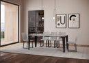 Consolle Allungabile 90-196x40x77 cm in Nobilitato Bianco