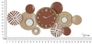 Orologio da Muro Etnic 127,6x7,6x61 cm in Ferro e MDF Multicolor      