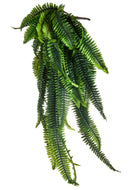 Felce Artificiale a Foglia Lunga Composta da 42 Foglie Altezza 120 cm. Verde