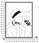 Pannello da Muro Elegant 2 60x1x80 cm in Ferro 