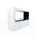Camino a Bioetanolo da Pavimento 100x30x70 cm Giotto S Bianco