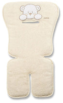 Copriseduta per Soggiolone Passeggino 73x34x1 cm in Spugna Double Avorio