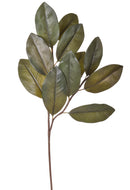 Set 4 Rami Artificiali con Foglie di Magnolia Altezza 83 cm Verde