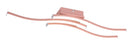 Plafoniera da Interno a LED SMD in Metallo Oro rosa
