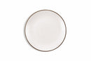 Set 6 Piatti Frutta Ø19,7x2 cm in Gres Villa d'Este Home Tivoli Kora Light Bianchi
