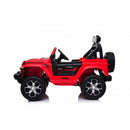 Macchina Elettrica per Bambini Fuoristrada Jeep Wrangler Rubicon 12V con Telecomando Rosso