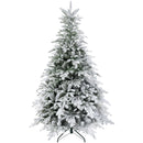 Albero di Natale Artificiale Innevato 180 cm 1321 Rami Verde 