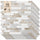 Set 10 Pannelli Adesivi Piastrelle da Parete 30,5 cm Decoro Mosaico Mattoncini in PVC Beige