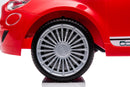 Macchina Elettrica per Bambini Licenza Fiat 500 12V con Telecomando Rosso
