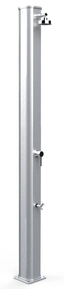 Doccia Solare da Giardino 40L Miscelatore e Lavapiedi Arkema Big Jolly Inox Paint
