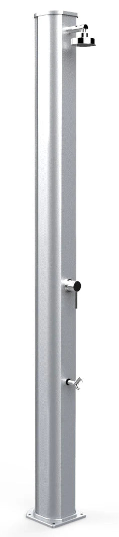 prezzo Doccia Solare da Giardino 40L Miscelatore e Lavapiedi Arkema Big Jolly Inox Paint