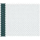Rete di Recinzione 25m H1,7m in Acciaio e PVC Verde