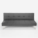 Divano Letto 172x74x75 cm in Tessuto Grigio