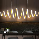 Lampadario Sospensione LED 58W Luce Bianco Freddo 6000K 3600lm Design Moderno