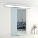 Porta Scorrevole Vetrata 210x75 cm Trasparente 