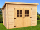 Casetta Box da Giardino 3x1,85 m Senza Pavimento in Legno Picea Massello 20mm Charente