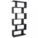 Libreria Alana 80x23,5x190,5 h cm in Truciolare bilaminato Antracite