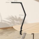 Lampada da Scrivania LED Dimmerabile con Morsetto e Braccio Regolabile Nero      