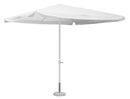 Ombrellone da Giardino 3x3m con Manovella Bianco