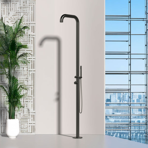 prezzo Doccia da Giardino in Acciaio Inox con Miscelatore e Doccino Sined Chia Canna di Fucile