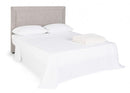 Testiera Letto Ahura Grigio Chiaro 160 in Legno