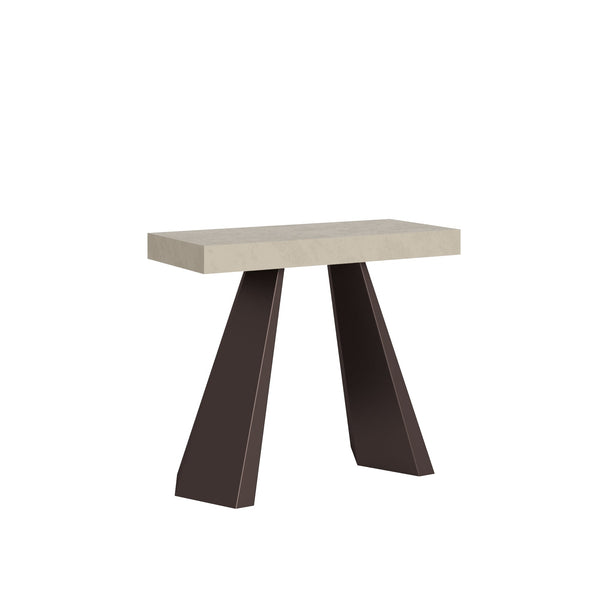 Consolle Allungabile 90-196x40x77 cm Diamante Small Cashmere Telaio Orso online