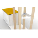 Appendiabiti scarpiera 120x36x168 cm Katana rovere bianco