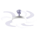 Ventilatore Lampadario a Soffitto con Pale a Scomparsa Ø108cm 6 Velocità 3 Temperature di Luce Bianco      