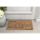 Zerbino "casa new" 70x1,5x40 cm in Cocco e PVC VdE Tivoli 1996 