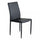 Sedia Cammie 41x50x91 h cm in Similpelle Nero