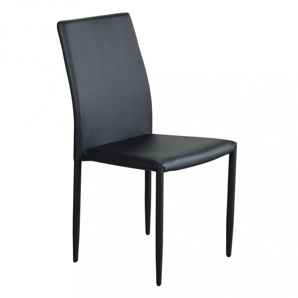 online Sedia Cammie 41x50x91 h cm in Similpelle Nero