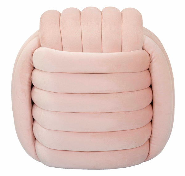 online Puff Softy Rosa 45x45x45 cm in MDF e Cotone e Poliestere Rosa