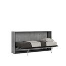 Letto Singolo a Scomparsa Salvaspazio Orizzontale Kando H97 cm Grigio