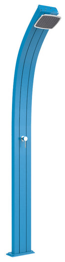 Doccia Solare da Esterno Giardino 25L Miscelatore Arkema Spring Blu