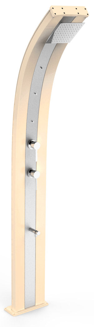 Doccia da Giardino Miscelatore Nebulizzatore e Lavapiedi Arkema Dada Fascia Inox Champagne Bronze prezzo