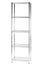Scaffale 5 Ripiani 60x35x200 cm in Metallo Cromato Tosini