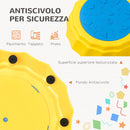 Percorso di Equilibrio 3 Pezzi per Bambini 3-6 Anni con Pietre di Fiume Antiscivolo e Impilabili