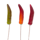 Set 12 Peperoncini Artificiali Altezza 9 cm