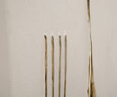Decorazione Murable Mumbasa 26x6,5x39,5 cm in Ceramica Bianco e Oro      