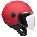 Casco Jet per Scooter Visiera Lunga CGM Florence 107A Rosso Opaco